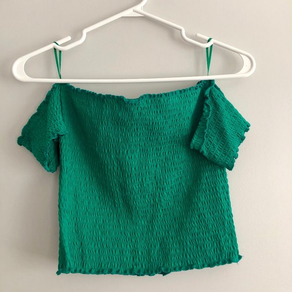 Urban Planet green stretchy top - Picture 1 of 2